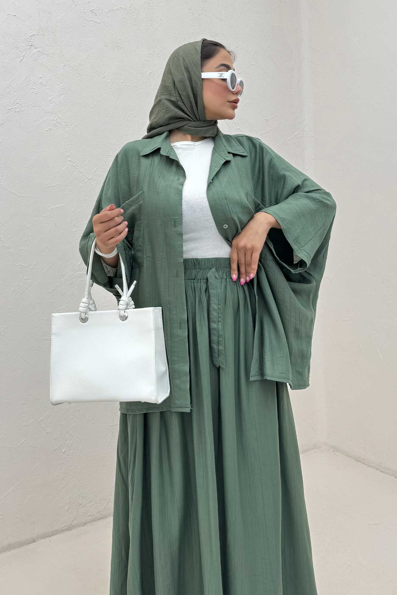 مانتو خفاشی کریشه کاپری