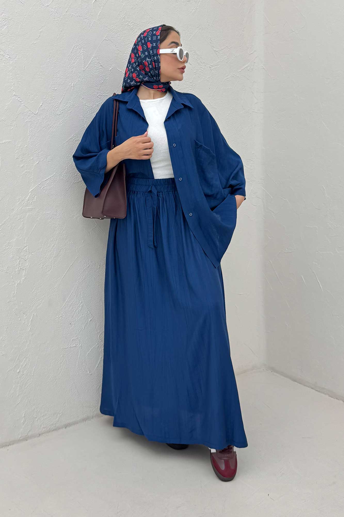 مانتو خفاشی کریشه کاپری