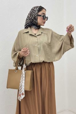 مانتو خفاشی کریشه کاپری