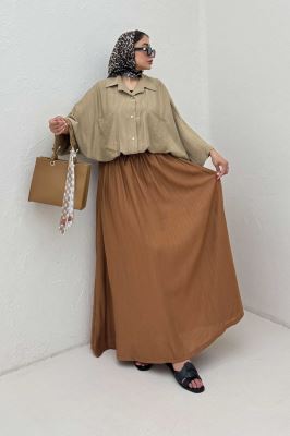 مانتو خفاشی کریشه کاپری