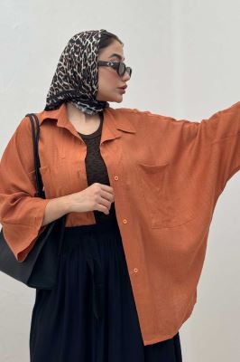 مانتو خفاشی کریشه کاپری