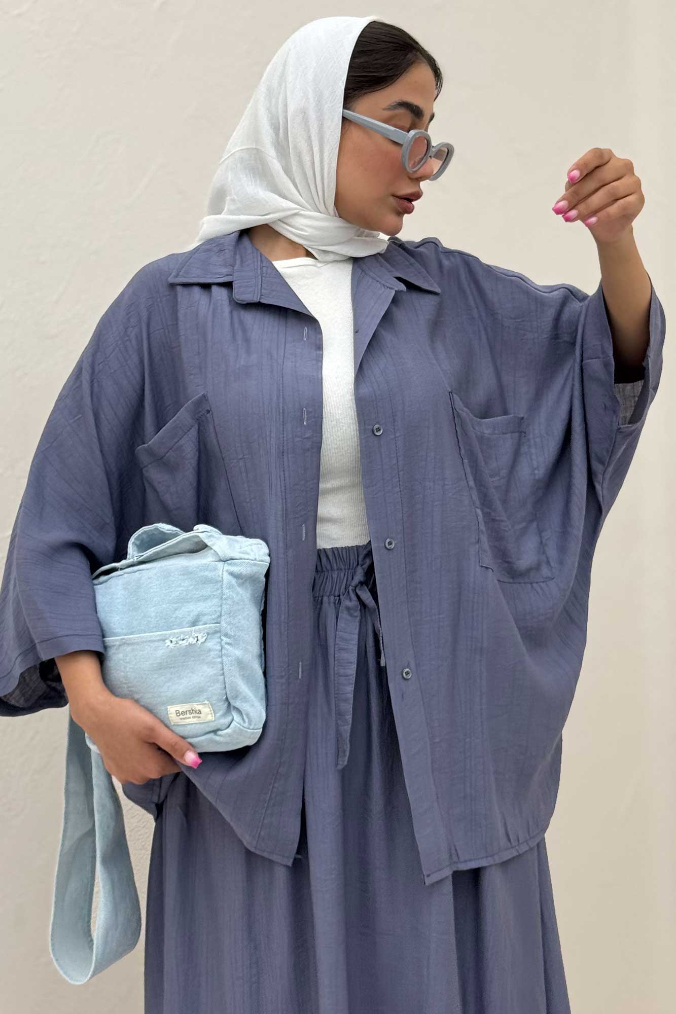 مانتو خفاشی کریشه کاپری