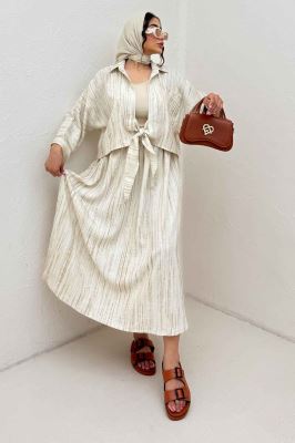 ست پرینتی شومیز و دامن سارین کد 6