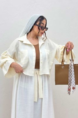 ست شومیز و دامن بلو مارین