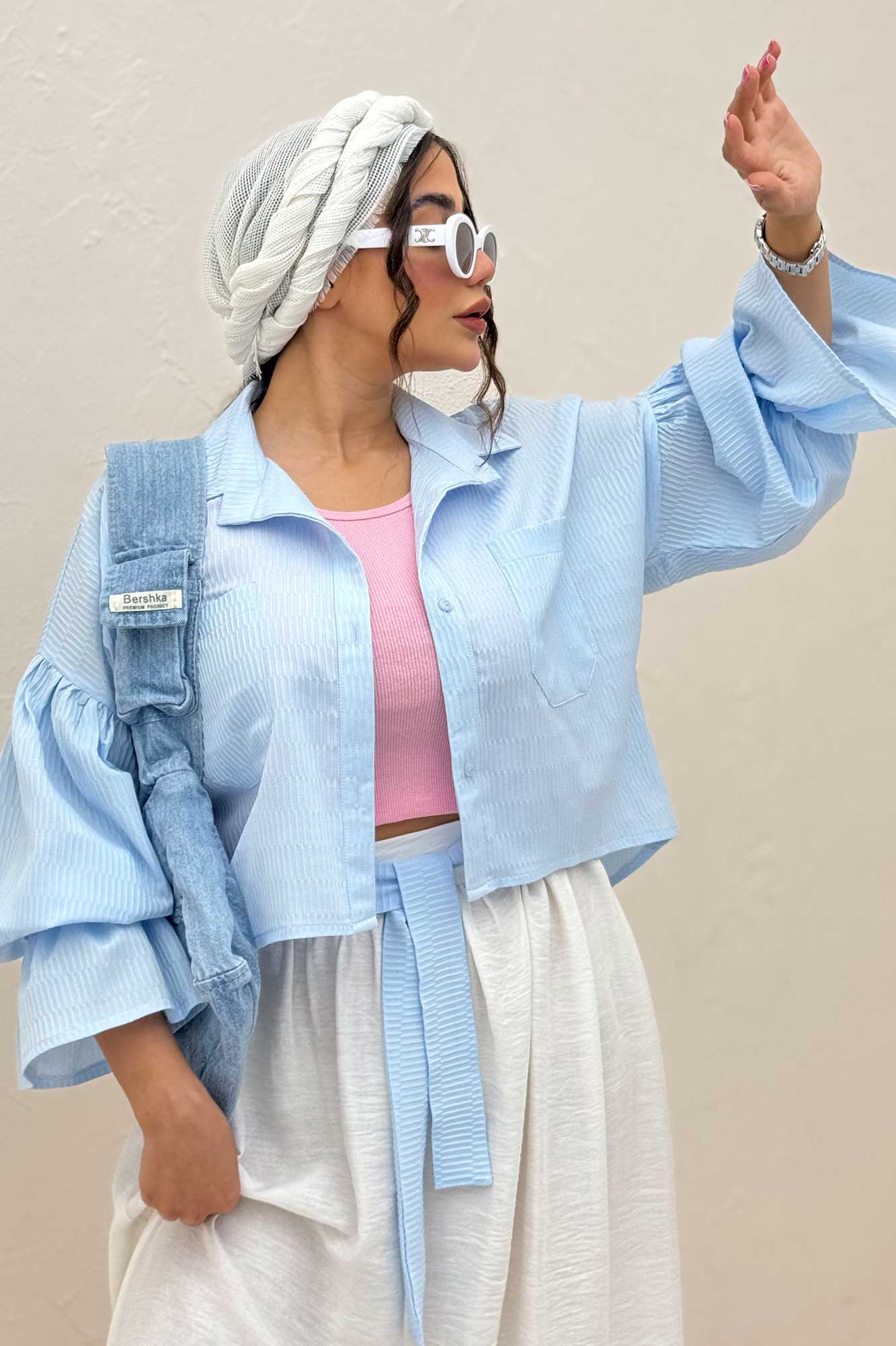 ست شومیز و دامن بلو مارین