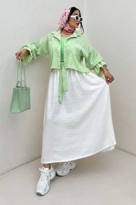 ست شومیز و دامن بلو مارین