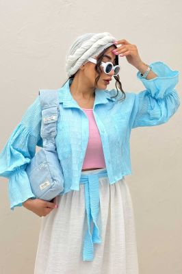 ست شومیز و دامن بلو مارین