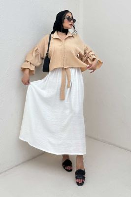 ست شومیز و دامن بلو مارین