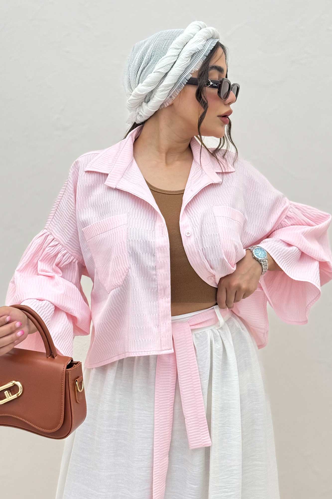 ست شومیز و دامن بلو مارین