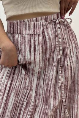 ست رویه و دامن دو بند پرینتی فلوری کد6