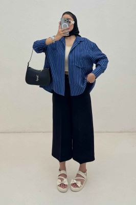 شومیز مانتویی PARRY پشت چین دار