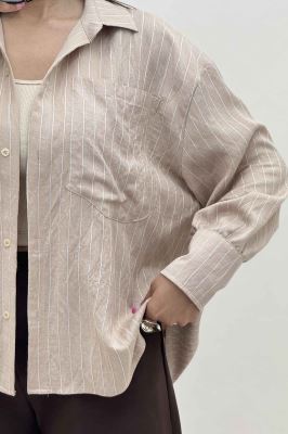 شومیز مانتویی PARRY پشت چین دار