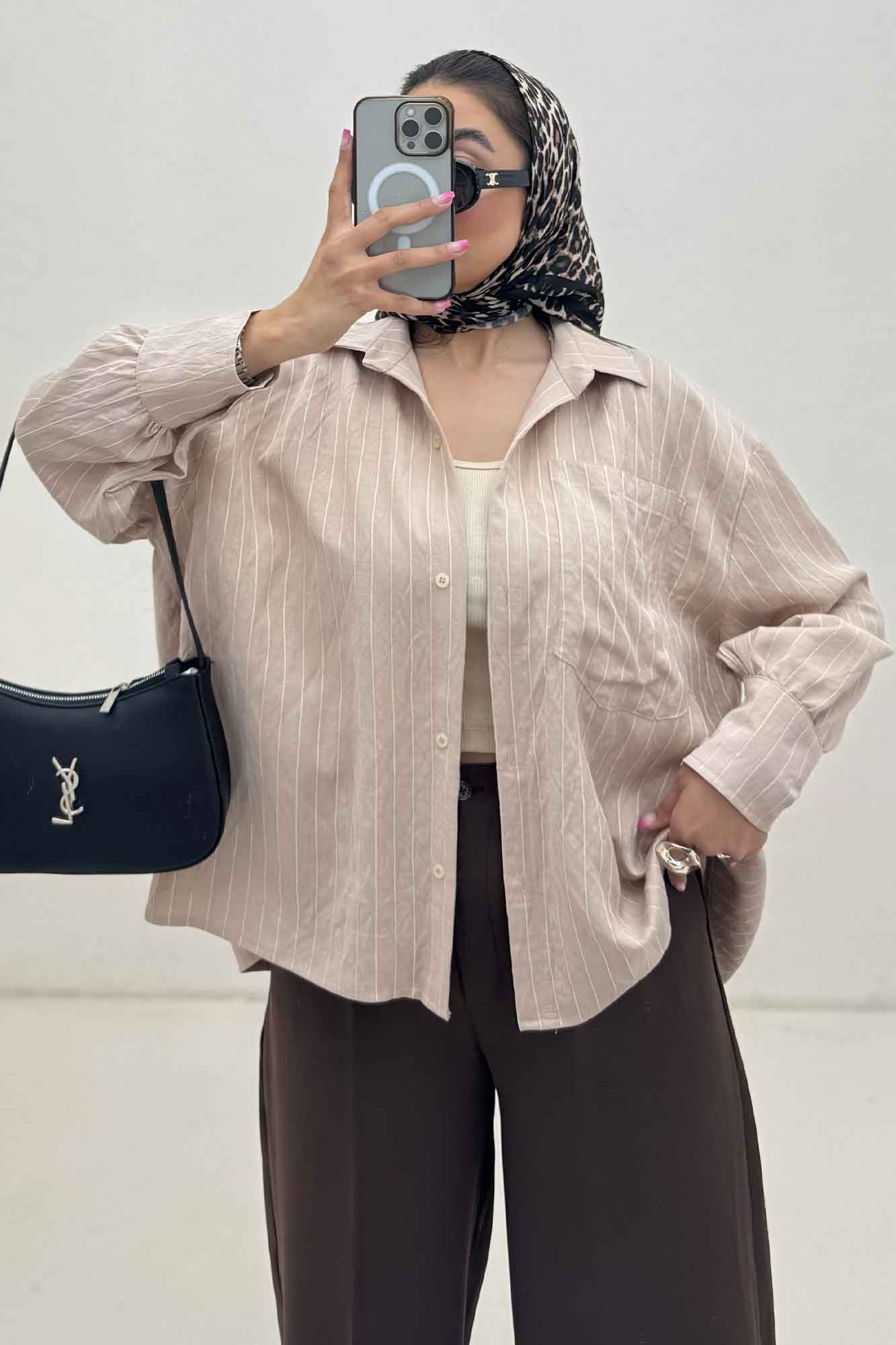 شومیز مانتویی PARRY پشت چین دار