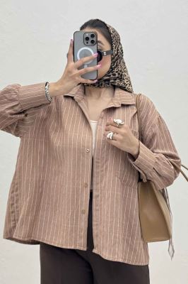 شومیز مانتویی PARRY پشت چین دار