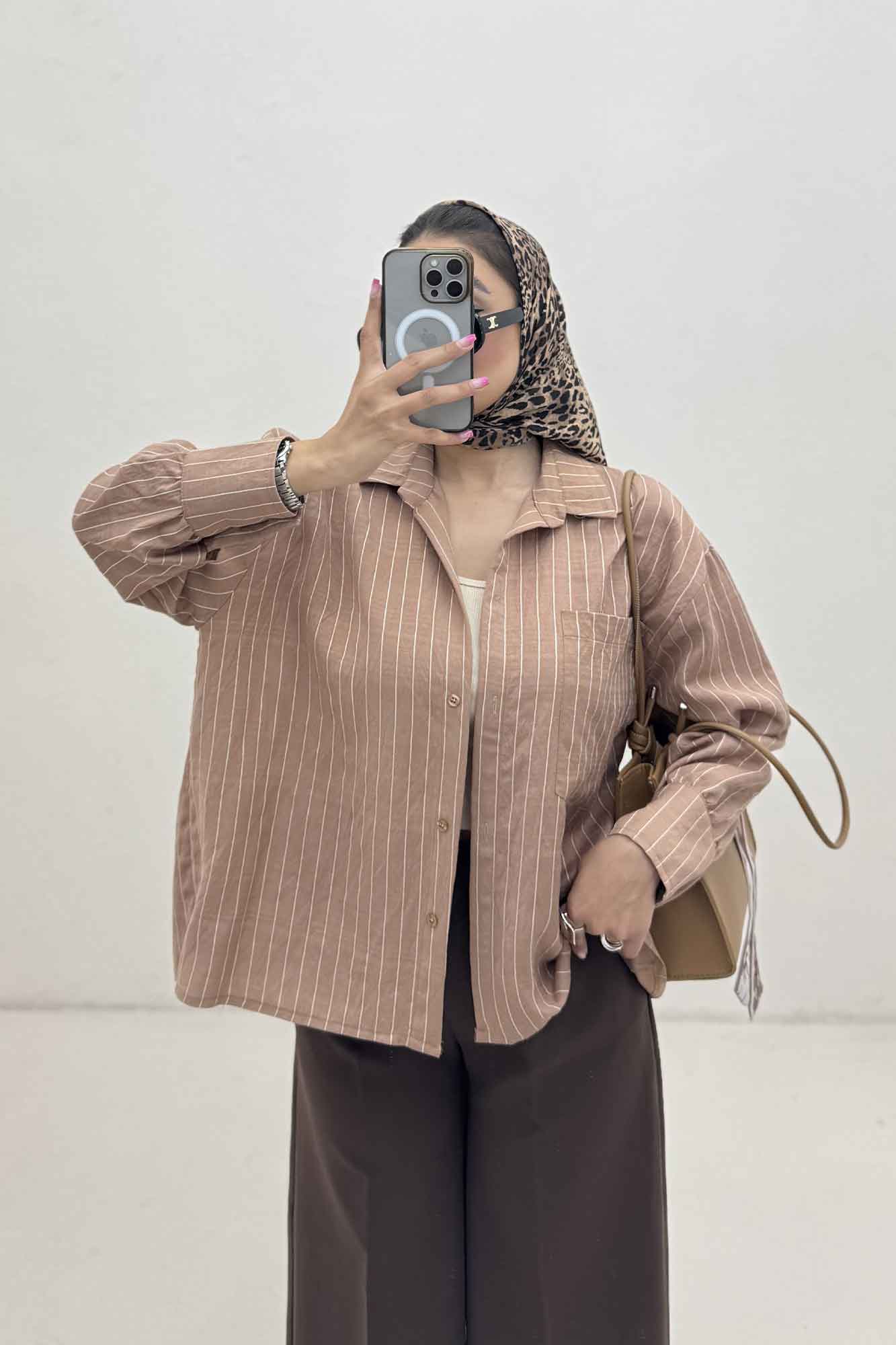 شومیز مانتویی PARRY پشت چین دار