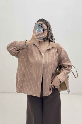 شومیز مانتویی PARRY پشت چین دار