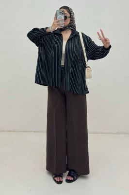 شومیز مانتویی PARRY پشت چین دار