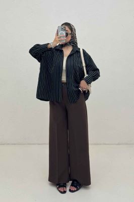 شومیز مانتویی PARRY پشت چین دار