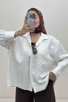 شومیز مانتویی PARRY پشت چین دار