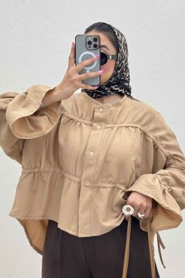 شومیز عروسکی پفکی چین دار