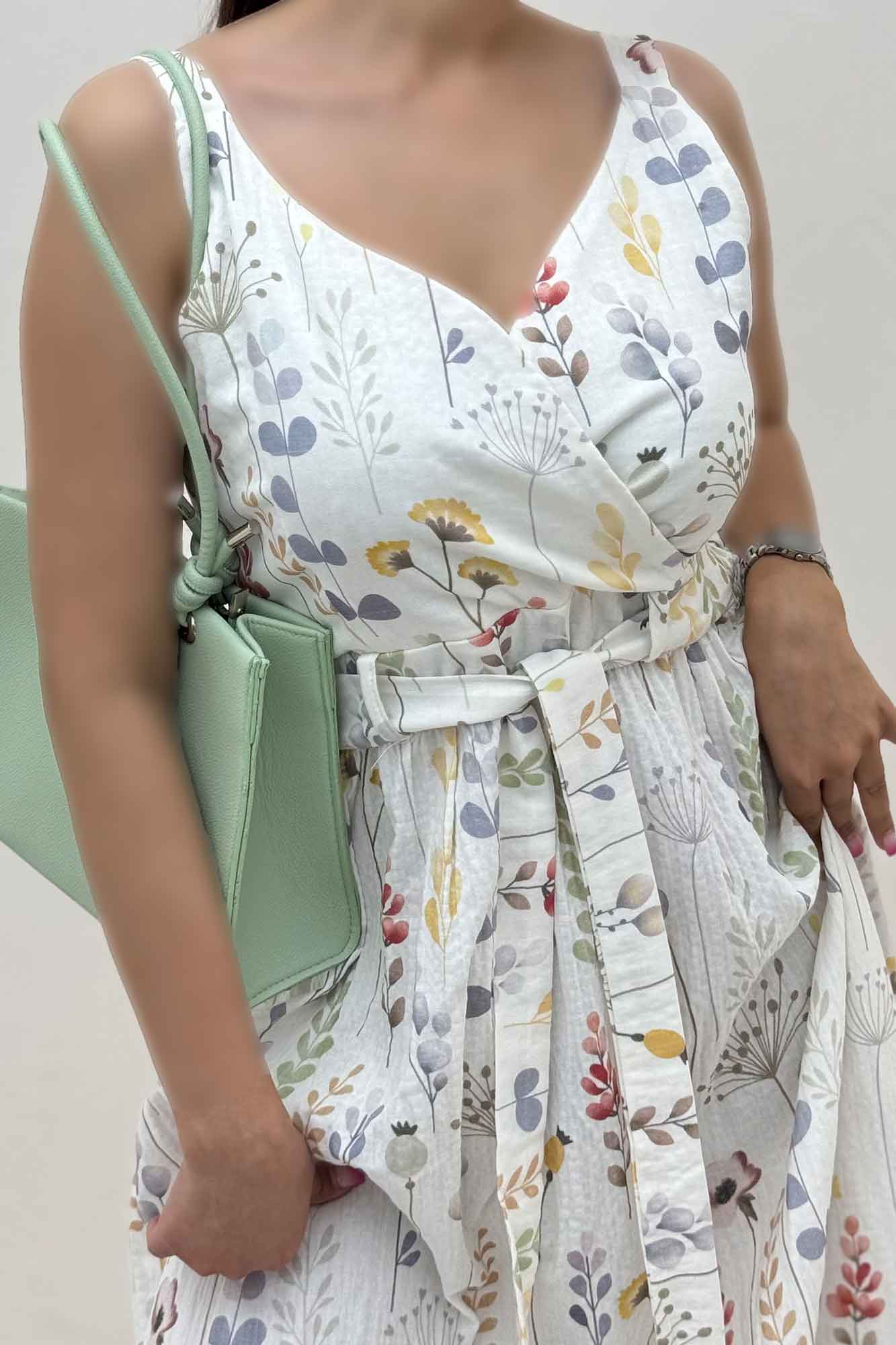 ساحلی بندی نخی طرح قاصدک