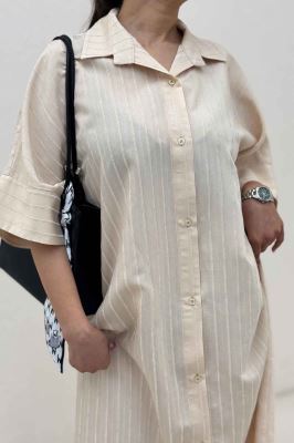 کفتان راه راه استرایپ جلو دکمه