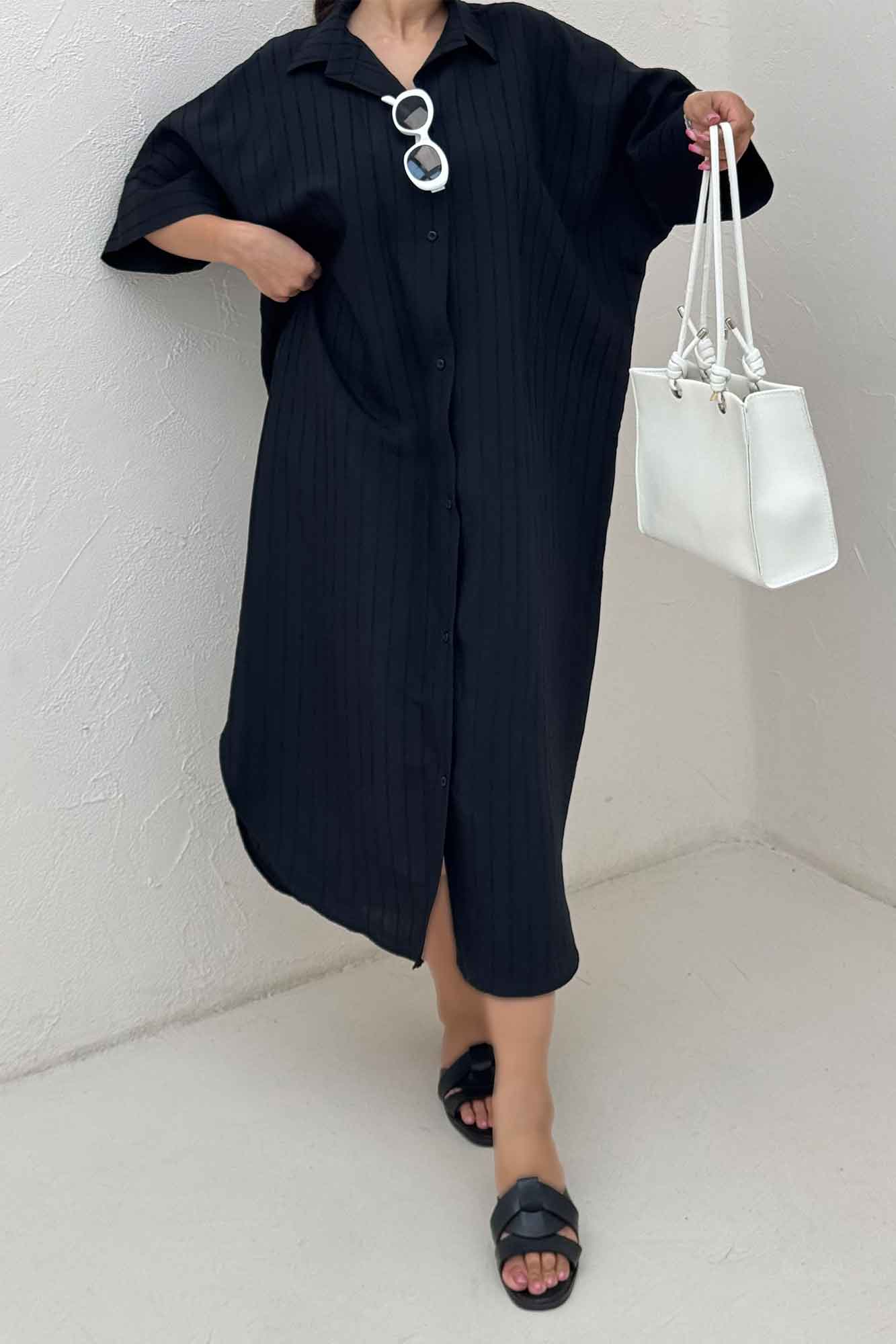 کفتان راه راه استرایپ جلو دکمه