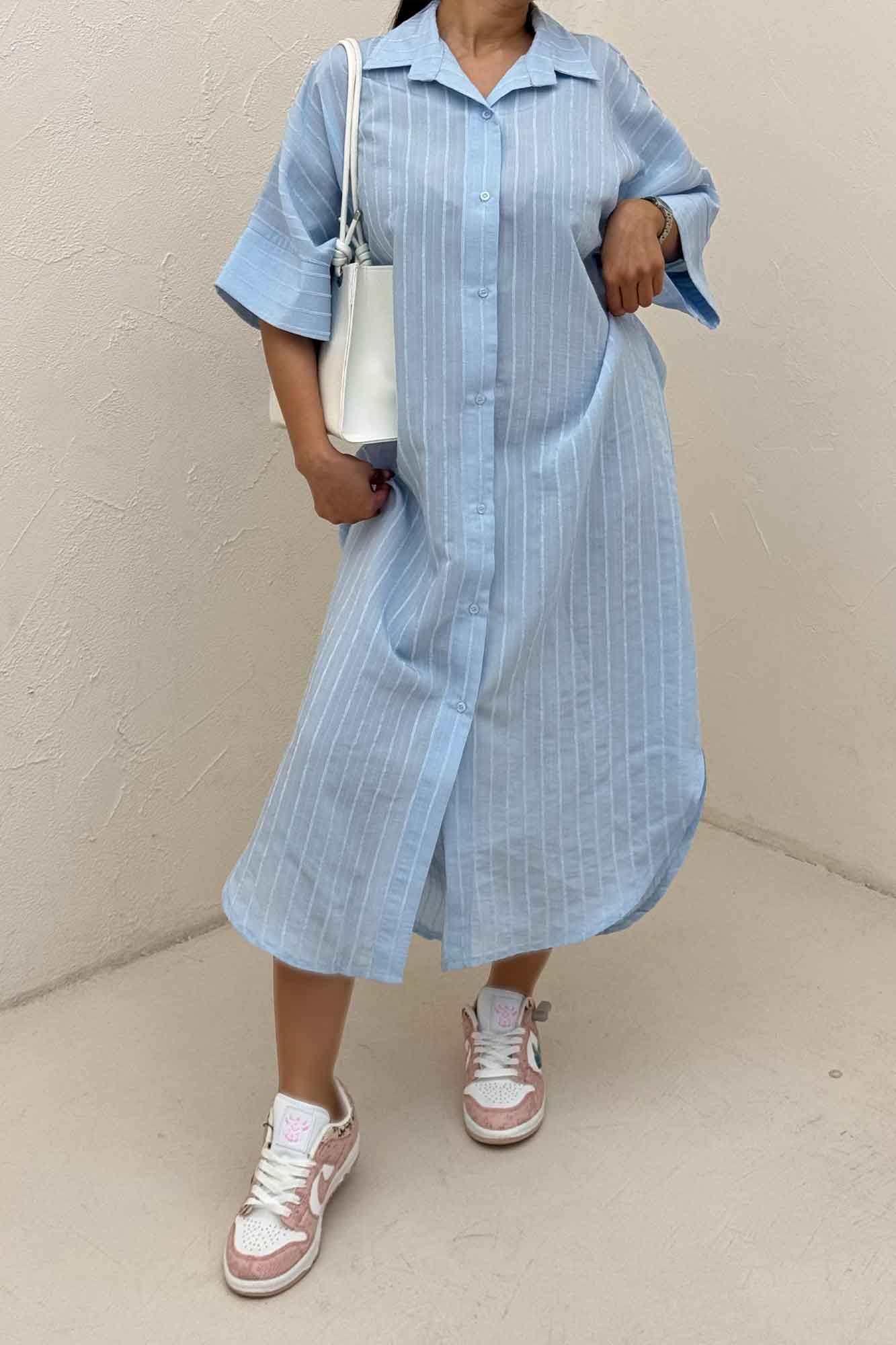 کفتان راه راه استرایپ جلو دکمه