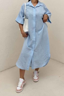 کفتان راه راه استرایپ جلو دکمه