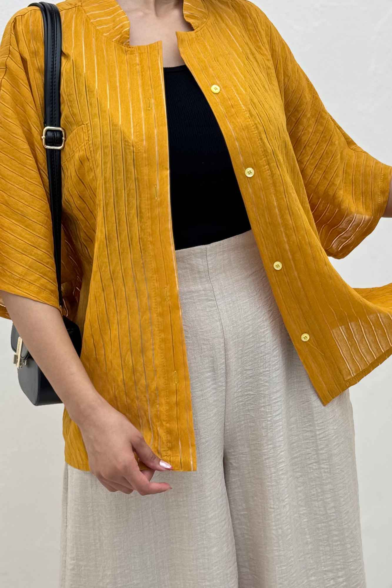 شومیز یقه سه سانت سزار