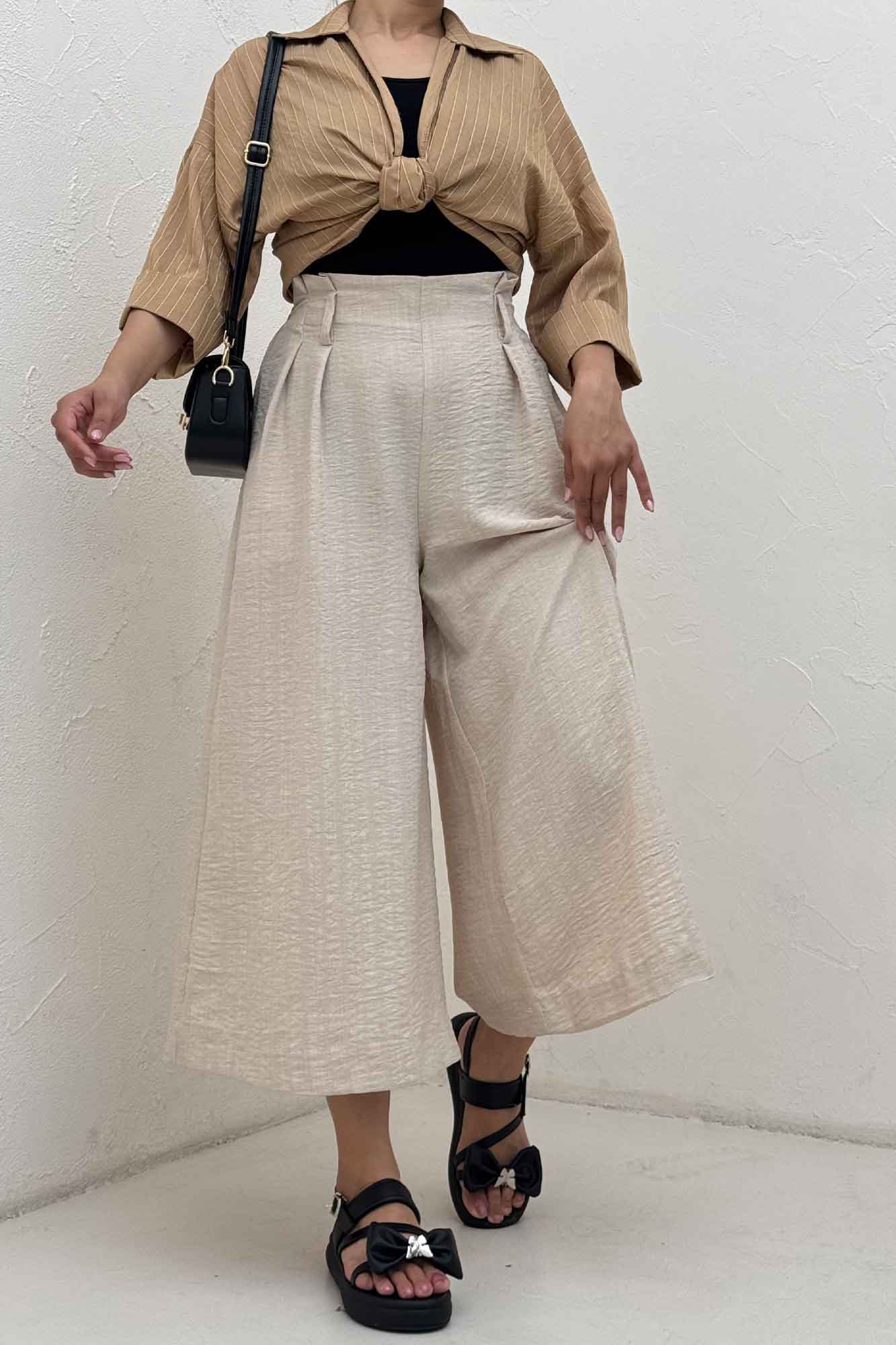 دامن شلواری پیله دار شانتون راهدار