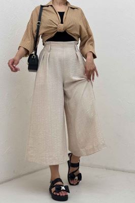 دامن شلواری پیله دار شانتون راهدار