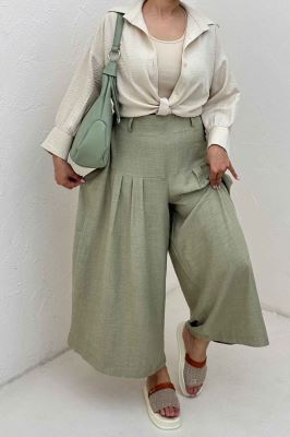 شومیز شانتون گره ای مچ دار