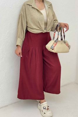 شومیز لینن زارا گره ای مچ دار