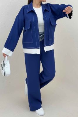 کت مازراتی دو جیب پاکتی پایین کات