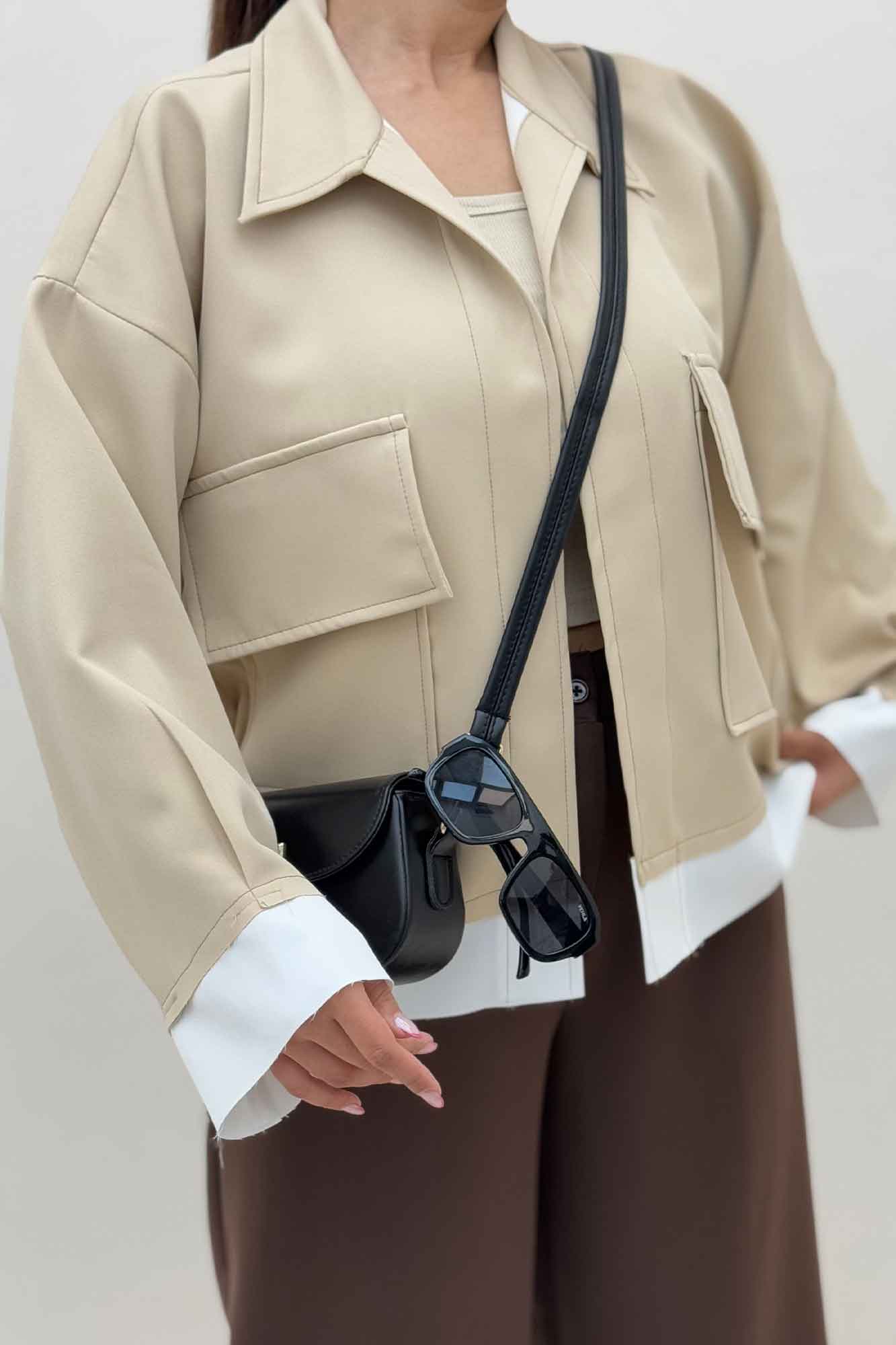 کت مازراتی دو جیب پاکتی پایین کات