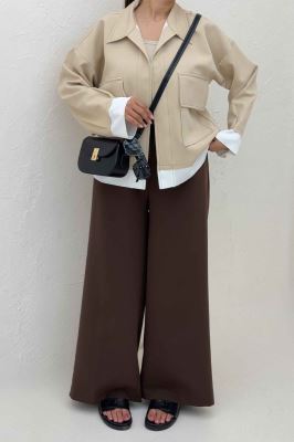 کت مازراتی دو جیب پاکتی پایین کات