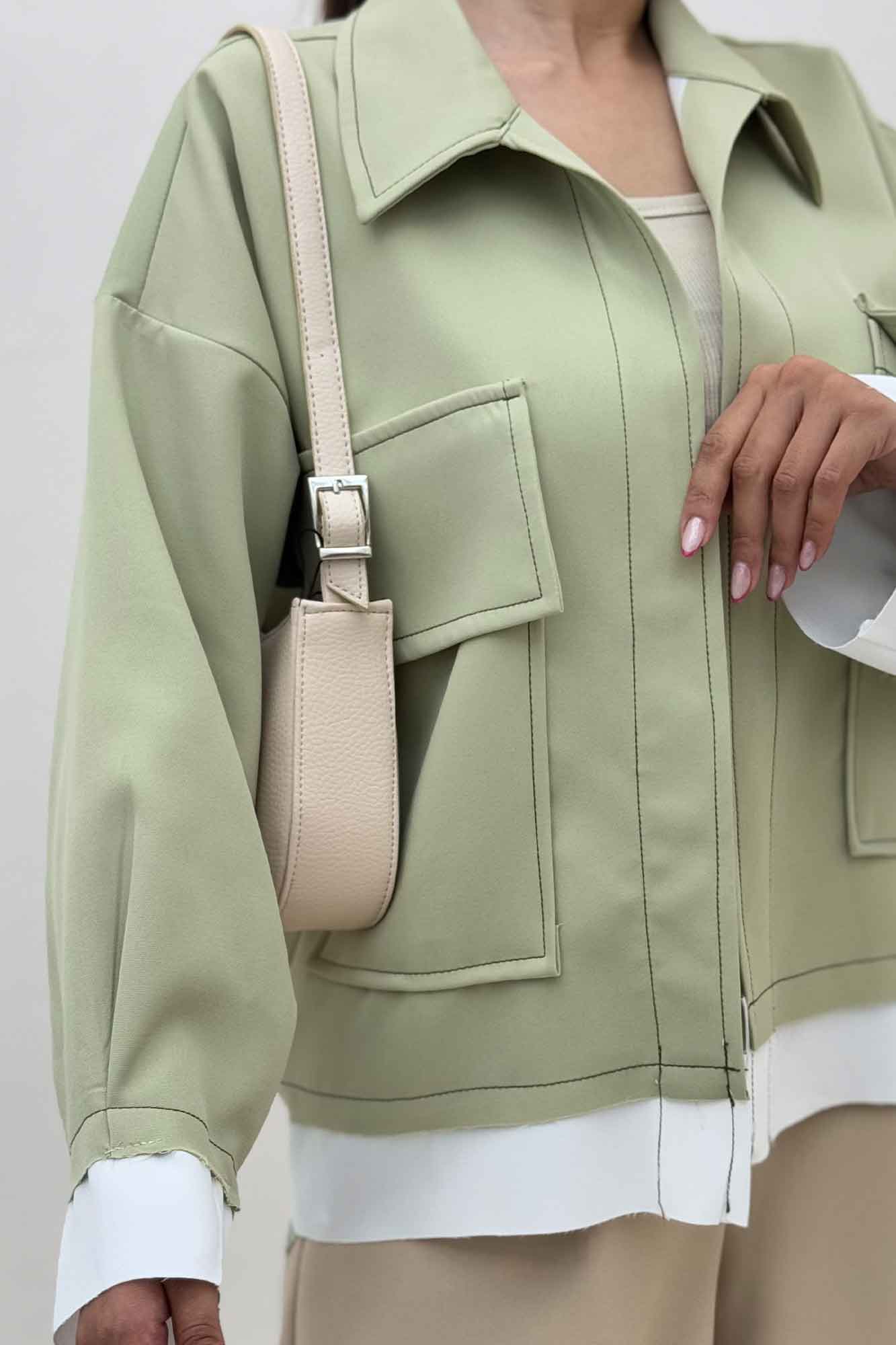 کت مازراتی دو جیب پاکتی پایین کات