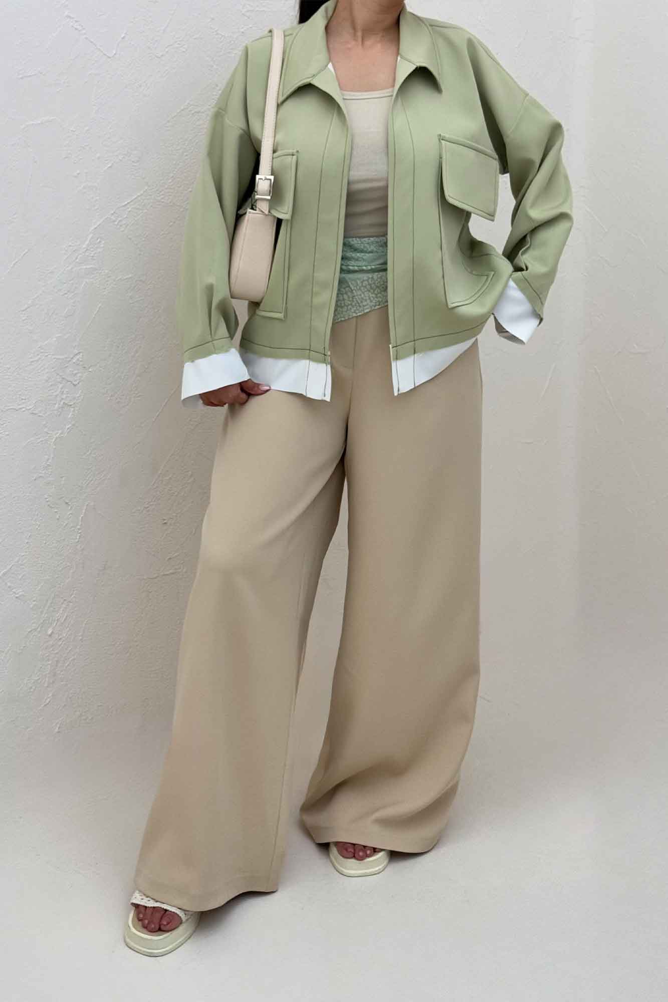 کت مازراتی دو جیب پاکتی پایین کات