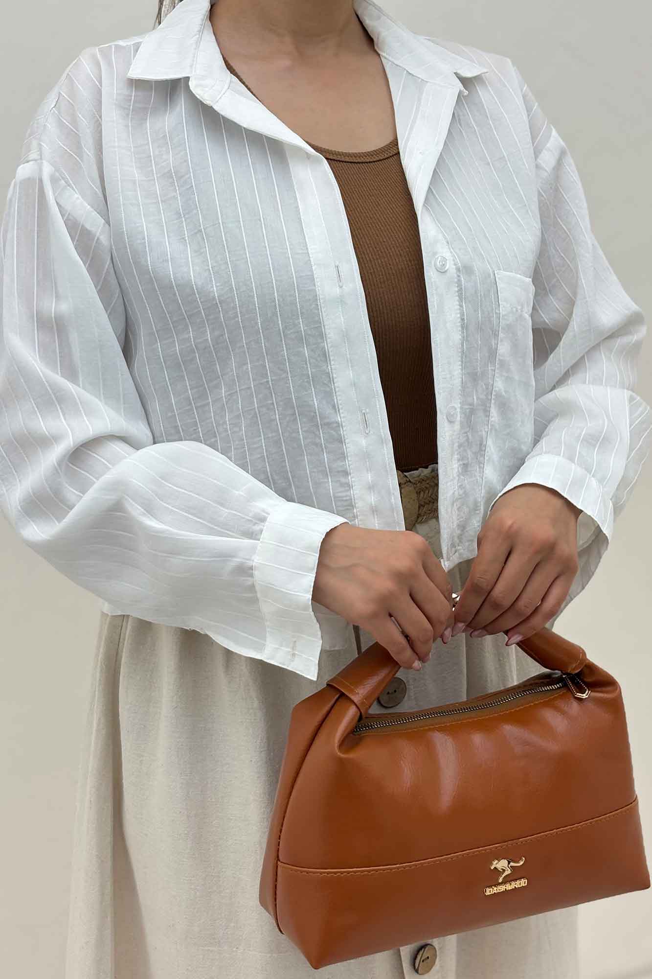 شومیز کراپ پلوتی تک جیب