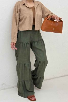 شومیز کراپ پلوتی تک جیب