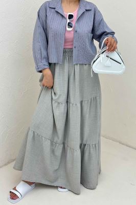 شومیز کراپ پلوتی تک جیب