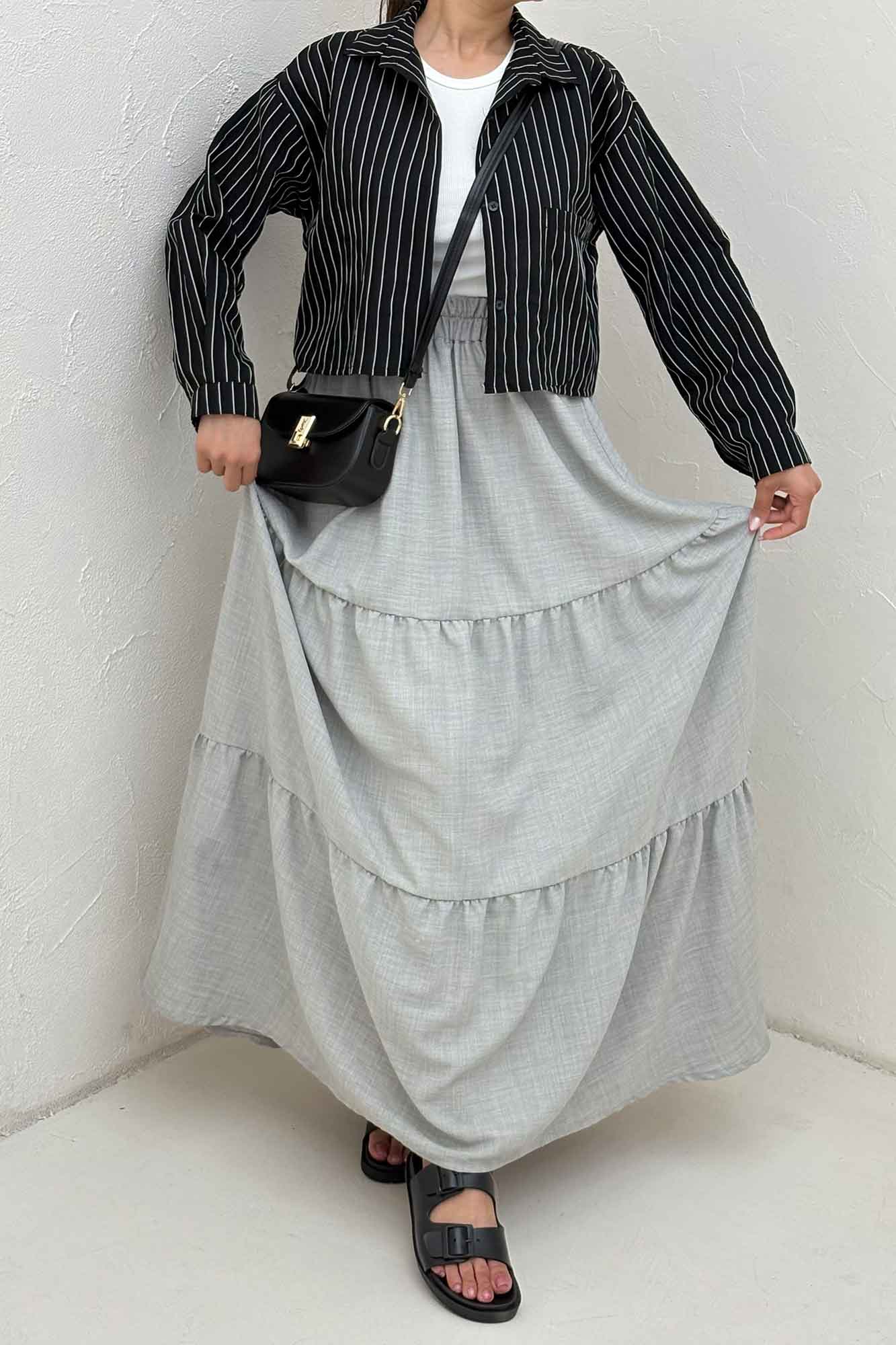 شومیز کراپ پلوتی تک جیب