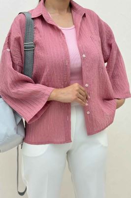 شومیز بغل چاک آستین پاگن سزار