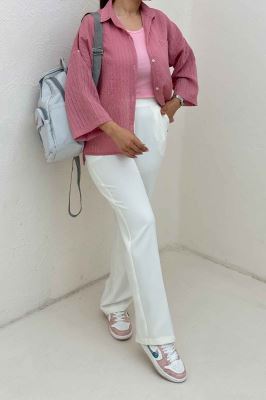 شومیز بغل چاک آستین پاگن سزار