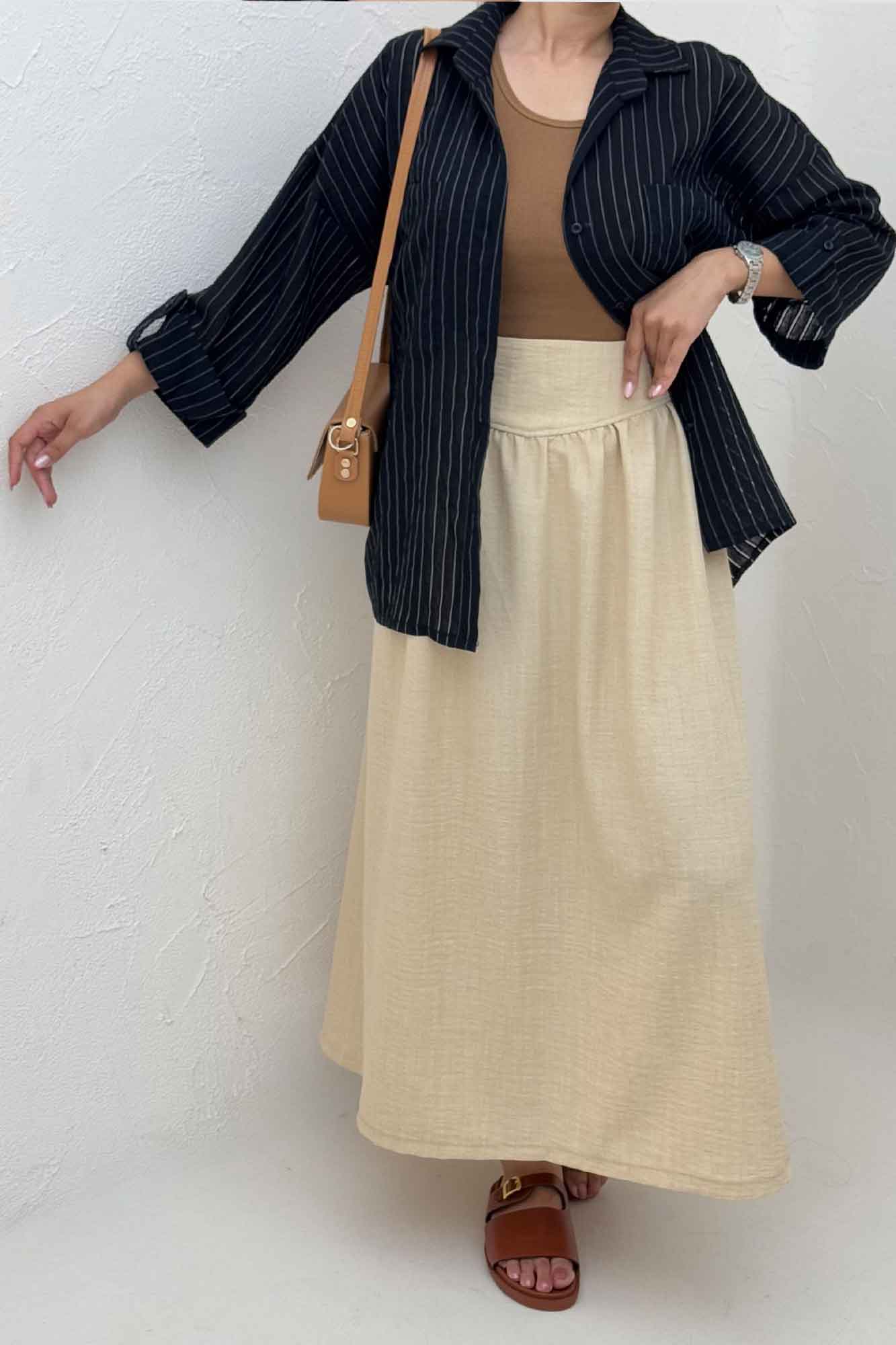 شومیز مانتویی دو جیب پاکتی سزار پاگن دار