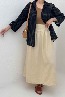 شومیز مانتویی دو جیب پاکتی سزار پاگن دار