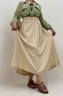 دامن بلند شانتون راهدار کمر پهن 