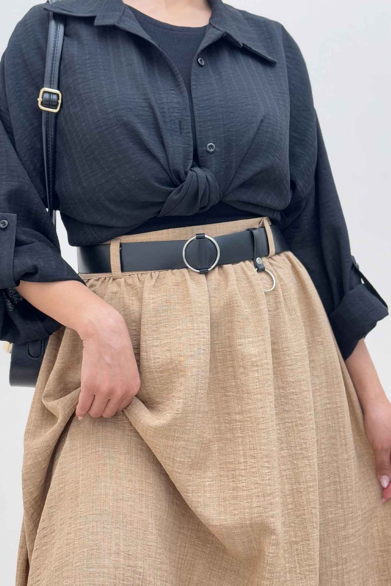 دامن بلند کمر پلدار شانتون راهدار