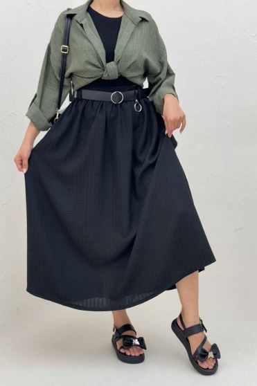 دامن بلند کمر پلدار شانتون راهدار